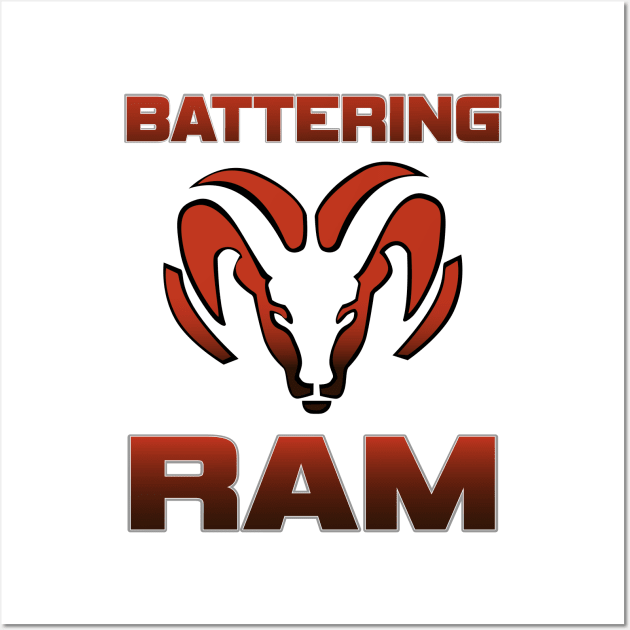 Battering Ram! Wall Art by toz-art